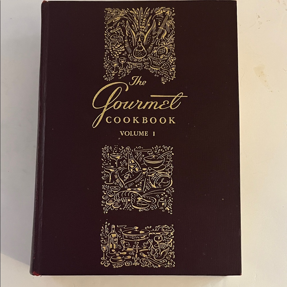 The Gourmet Vintage Cookbook Volume 1 - Black and Gold Edition